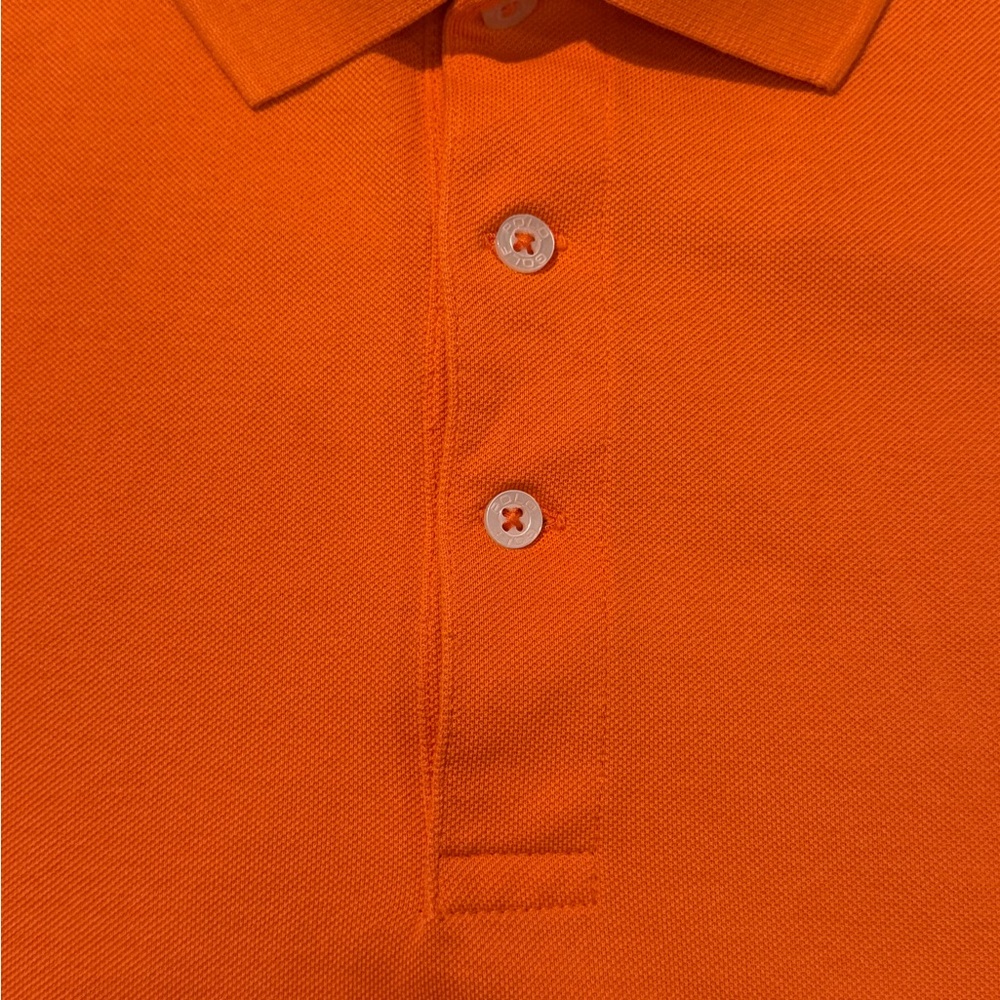 Ralph Lauren Polo Golf Shirt Long Sleeve Orange Sherbet Salmon Mens Size XL - Picture 4 of 9